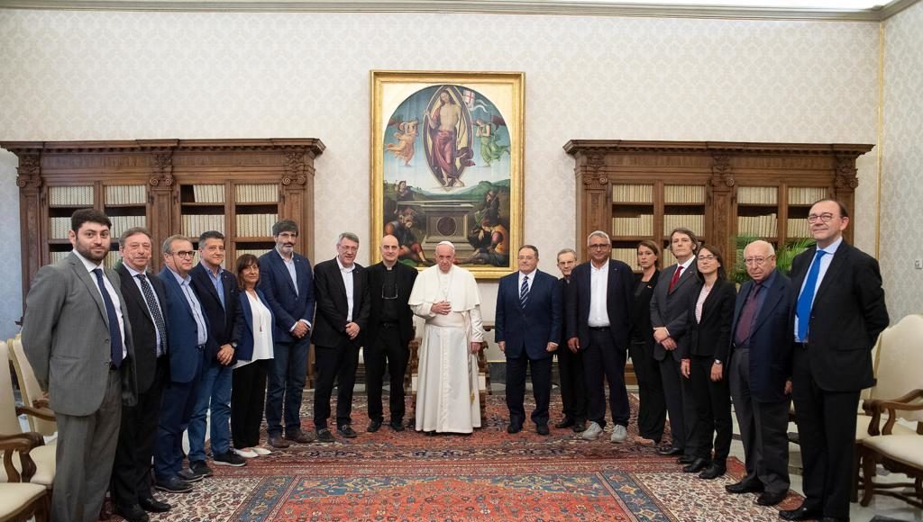 La FLAI CGIL da Papa Francesco