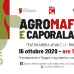 Presentazione V Rapporto agromafie e caporalato – Roma, 16 ottobre